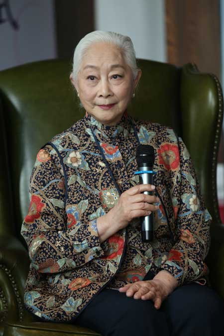 Lisa Lu, 87, will play the female lead in A Dream Like a Dream, Stan Lai's eight-hour stage epic, for the upcoming Christmas season. [Photo by Jiang Dong/China Daily]