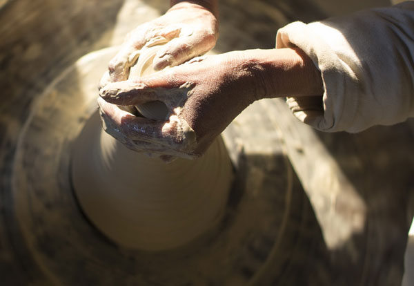 The interior of a workshop. Photos by Zhang Hao / for China Daily