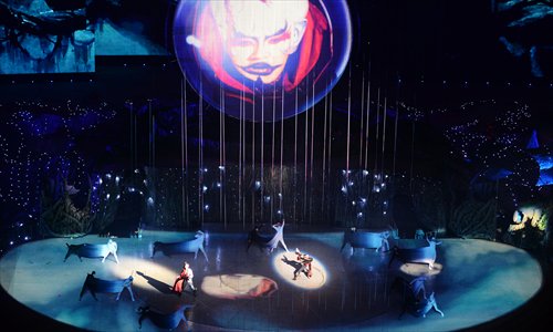 A scene from the live show Attraction Photo: Courtesy of Beijing Nestyle Culture Corporation