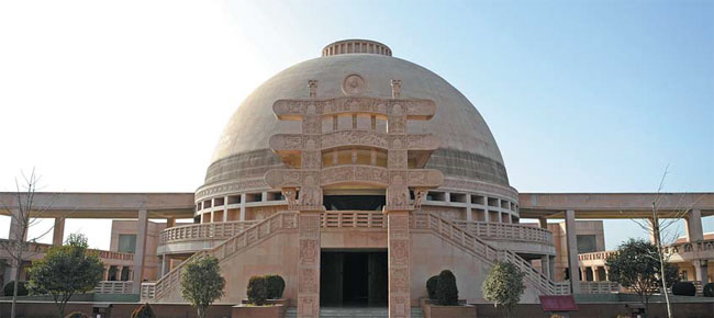 The Indian Buddha hall is seen on Dec 30, 2012. LI BO / XINHUA 