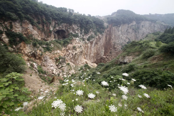 The Yeshan National Mine Park in Nanjing.[Photo by Dong Jinlin/Asianewsphoto]
