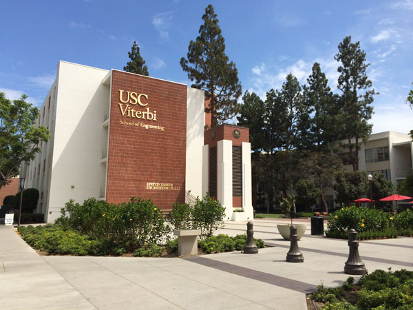 Photo shows Viterbi school at the University of Southern California. [Huang Xilin for China Daily]