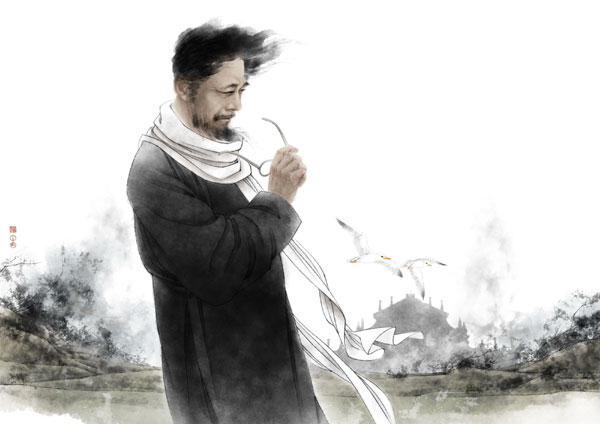 Song of Seven Sons by artist Zhang Wang is displayed at The Venetian in Macao, as apart of A Very Different Macao exhibition.[Photo provided to China Daily]