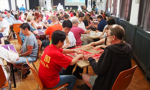 Mahjong players from around the world test their mettle at this year's 5th European Mahjong Competition, held in Strasbourg, France. Photo: Courtesy of Tina Christensen