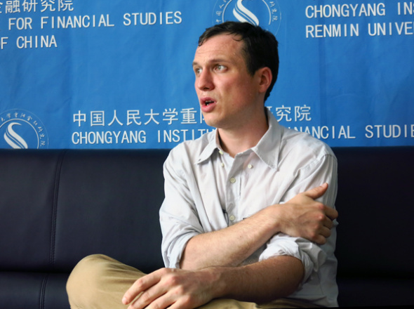Samuel Thomas Overholt is the first American to work full time for a Chinese think tank. [China.org.cn/Li Xiaohua] 