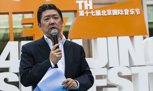 Yu Long, the president of the Beijing Music Festival Artistic Committee. Photo: Courtesy of Beijing Music Festival