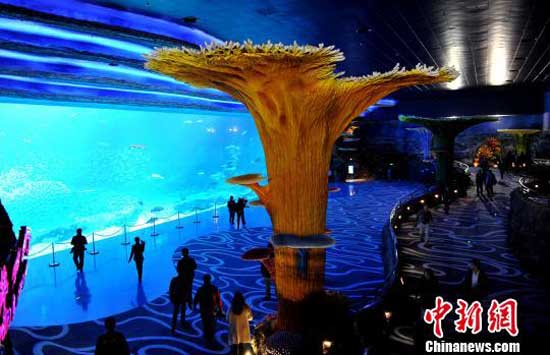 Hengqin island near Hong Kong is serving as a testing ground for China's efforts to boost domestic spending. It now houses the world's biggest aquarium, and there are more mega-projects in the pipeline.