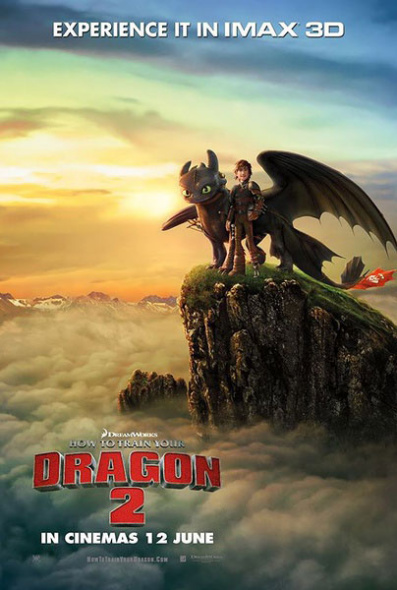 Poster of How to Train Your Dragon 2 (File Photo/ Chinanews.com)