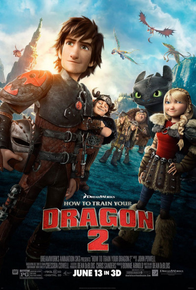 Poster of How to Train Your Dragon 2 [Photo: cri.cn]