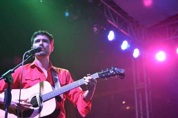 Joshua Dyer performs at the 2013 Midi Festival in Beijing. Photo provided to China Daily