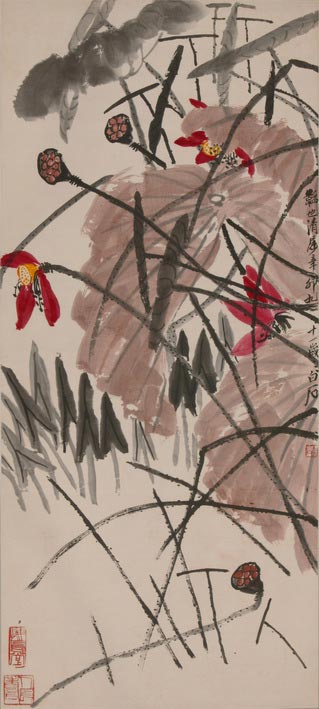 Red Lotus (1951) by Qi Baishi. Photo provided to China Daily