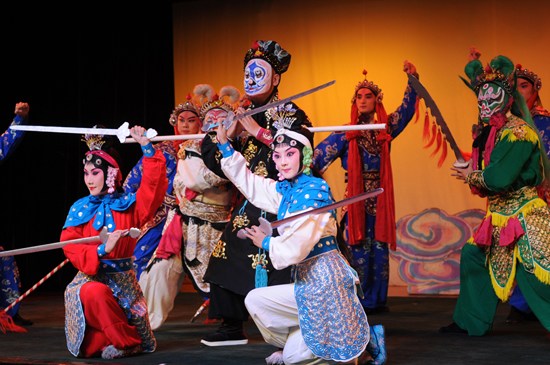 A Peking Opera performance.[Photo/Xinhua]