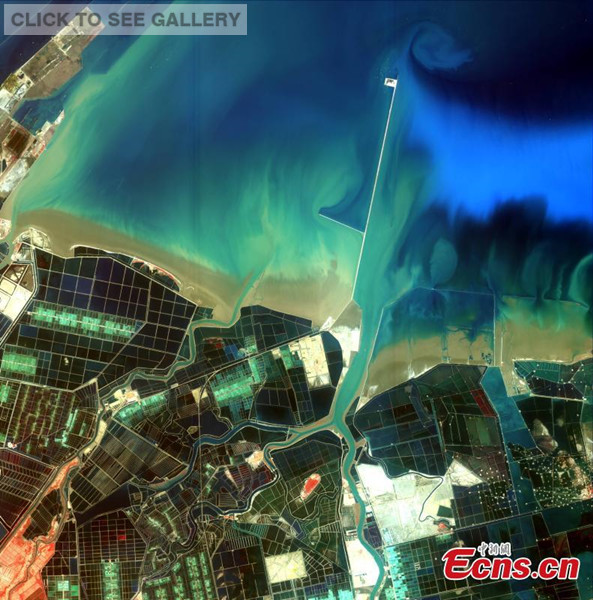 Ten images, taken by China's first high-definition earth observation satellite "Gaofen-1", are released by the State Administration of Science, Technology and Industry for National Defense on Aug. 16, 2014. [Photo/ State Administration of Science, Technology and Industry for National Defense]