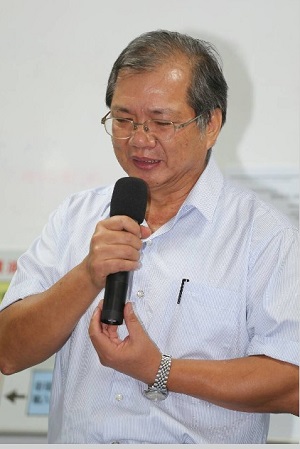 Yeh Wen-hsiang, boss of the Kaohsiung-based Chang Guann Co, the scandalized supplier of gutter oil in Taiwan, apologizes at a press conference on September 11, 2014 in Taiwan. [Photo: udn.com]