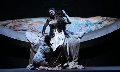 Rachele Stanisci (Center)plays the lead role in Norma at the NCPA on Thursday. Photo: Courtesy of NCPA