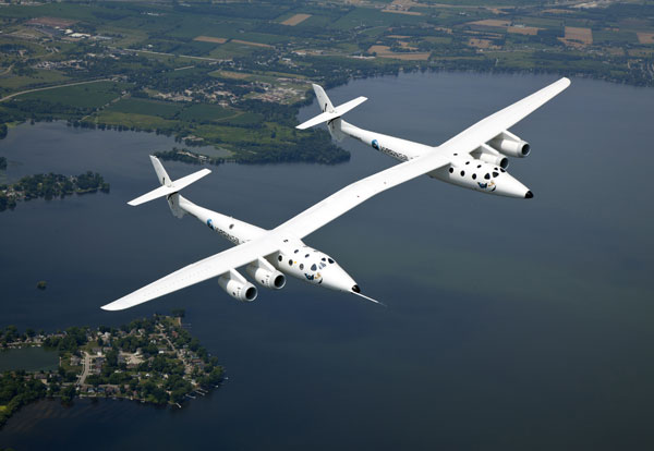 Virgin Galactic hopes US law will soon change to allow Chinese to take its private space flights.[Photo provided to China Daily]    