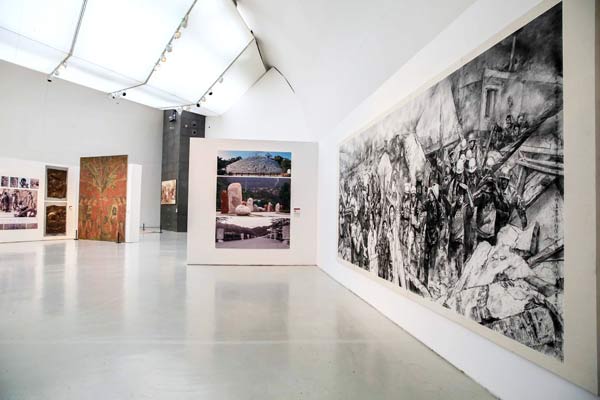 The third National Mural Exhibition in Beijing. Provided to China Daily