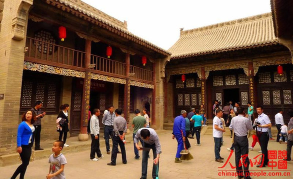 A courtyard in Shibi village, Shanxi province.[Photo/Chinapic.people.com.cn]
