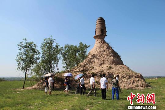 Wenfeng Pagoda in Jiancun county, a village in Qixian county, north China's Shanxi province. (File photo / Chinanews.com)