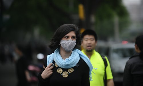 China's air pollution problem has been identified as one of the main deterrents for tourists. Photo: Li Hao/GT