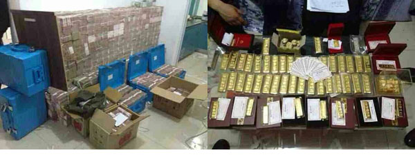 Discipline inspection authorities found 120 million yuan ($19.5 million) in cash and 37 kilograms of gold at the home of Ma Chaoqun, a former general manager of the State-owned water company in Beidaihe district in Qinhuangdao, Hebei province. Provided to China Daily