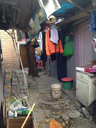 One shabby courtyard in Fuxue Hutong, Dongcheng district, near the Shijia Primary School. Photo: Li Lin/GT