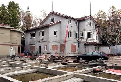 The 89-year-old French-style building ­  Wang Rongjiang
