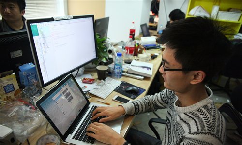 A young inventor at an event run by Beijing Makerspace. Photo: Courtesy of Beijing Makerspace