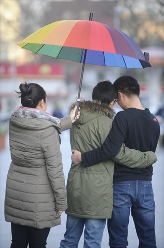 By informing themselves about homosexuality, open-minded parents are challenging traditional objections to their children being gay. Photo: Li Hao/GT