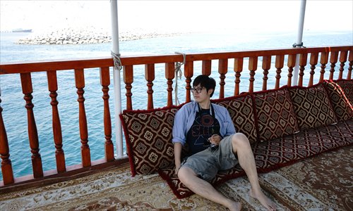 Mao Yiming in Dubai. Photo: Courtesy of Mao Yiming