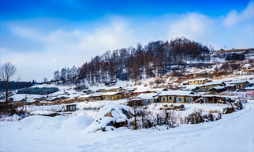 The Wooden House Village at the foot of Changbai Mountains. Photo: Courtesy of Xu Wei