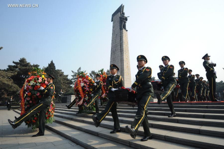 Remains of Chinese Korean War soldiers buried in northeast China