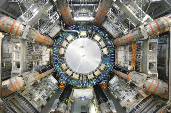 The inside of a Large Hadron Collider. (Photo: CCTV)