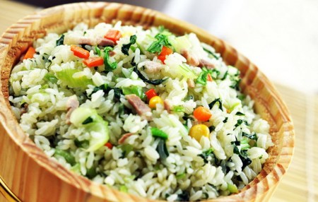 Vegetable rice.[file photo]