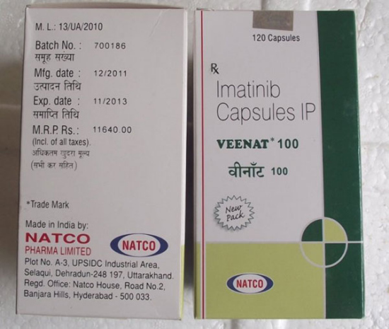 Indian-made drug Veenat is used for treating leukemia diseases. 
