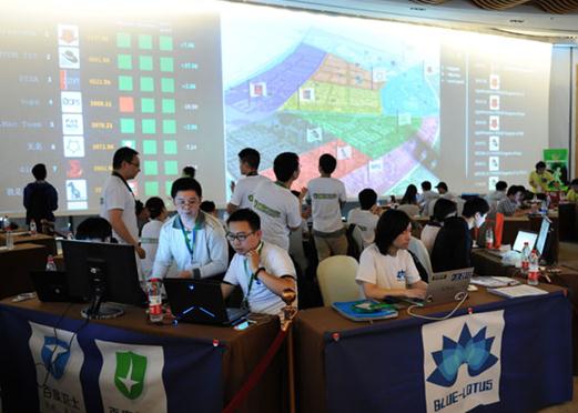 More than 40 white-hat hackers attend the final of a national competition designed to find new talent to work in the network security sector in Nanjing, Jiangsu province, on May 2.A total of 2,500 people from home and abroad entered the competition. Sun Can / Xinhua  