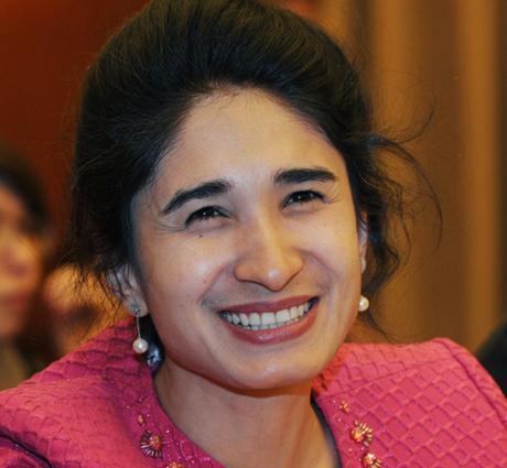 Rehangul Yimir attends this year's session. (Photo/China Daily)  