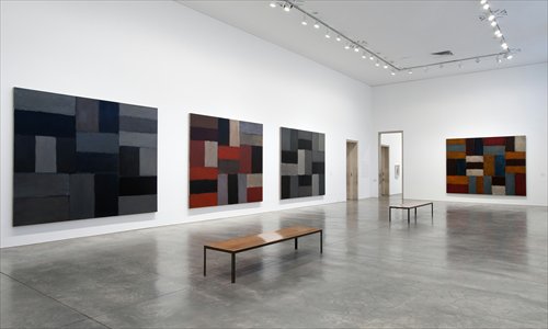 Iona Wall of Light Heat by Sean Scully (Photo: Courtesy of Central Academy of Fine Arts Museum)