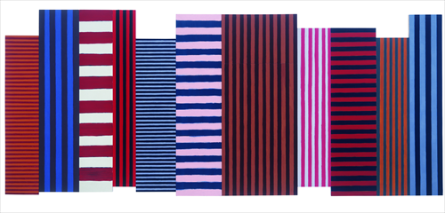 Backs and Fronts by Sean Scully (Photo: Courtesy of Central Academy of Fine Arts Museum)