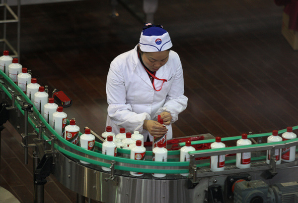 Moutai is distilled from fermented sorghum. Experts believe that the unique climate, water and vegetation in Maotai township make it the perfect place to distill the famously potent spirit, which is one of China's best-known exports. WANG ZHUANGFEI/CHINA DAILY