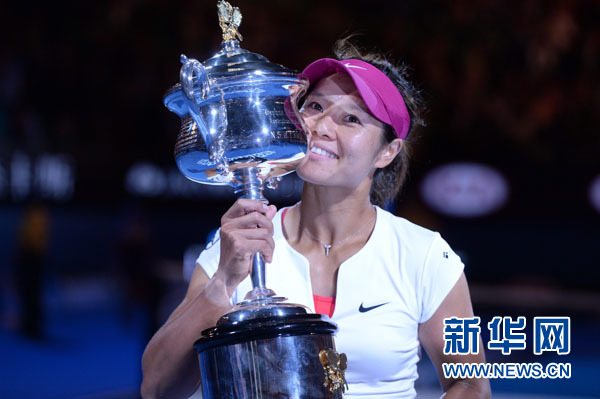 Chinese tennis star Li Na (Xinhuanet file photo)