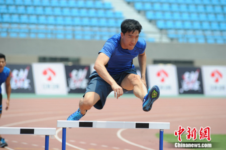 (File photo of Liu Xiang)