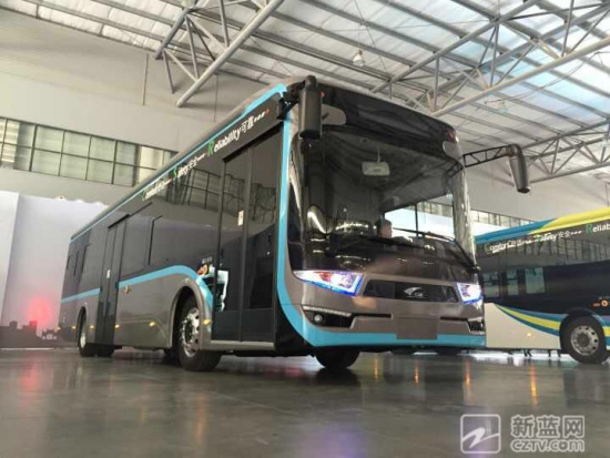 The ultra-quick-charge bus.(Photo/cztv.com)