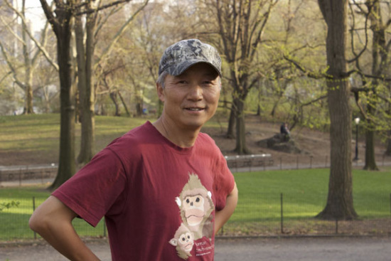 Xi Zhinong, China's leading wildlife photographer, has his latest documentary Mystery Monkeys of Shangri-La premiered on Wednesday at Asia Society in New York. Hong Xiao / For China Daily.