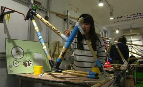 Customers are able to build their own bamboo frame