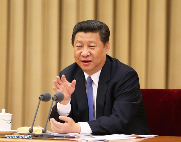 Chinese President Xi Jinping addresses a meeting of the united front work in Beijing, capital of China. The meeting was held in Beijing from May 18 to 20. (Photo: Xinhua/Ma Zhancheng) 