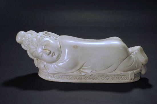 It isn't comfortable to rest your head on, and it wouldn't be wise to have a pillow fight with it but it sold for 316-million yuan nonetheless.