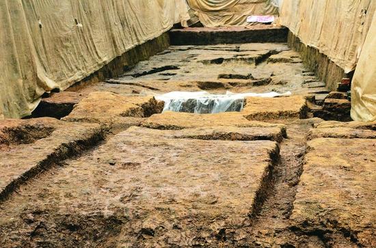 The city Sanxingdui is believed to have been the largest in southern China over three thousand years ago during the Shang Dynasty.