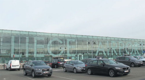 Liege Airport terminal will receive the first group of Chinese tourists traveling to Europe on regular chartered flights at the Belgium airport. (Gao Shuang/China Daily)