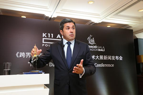 Managing director of Gala-Salvador Dali Foundation Juan Sevillano. Photo provided to chinadaily.com.cn